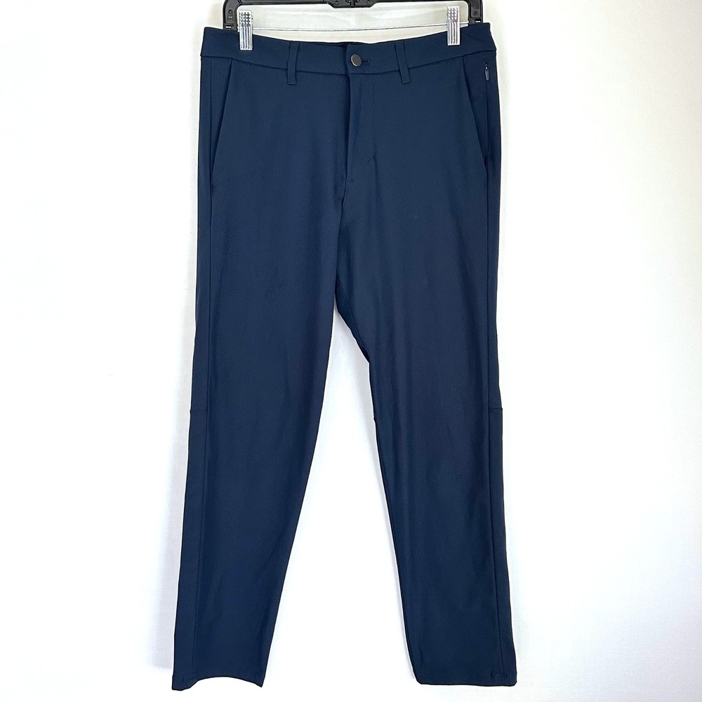 Lululemon Commission Pant Slim Navy Blue Warpstreme Mens Size‎ 30 Chinos Comfort